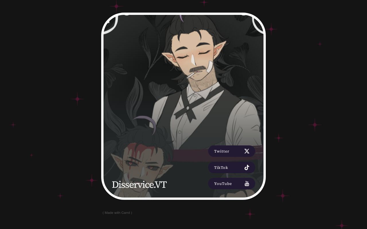Carrd profile picture for @disservice